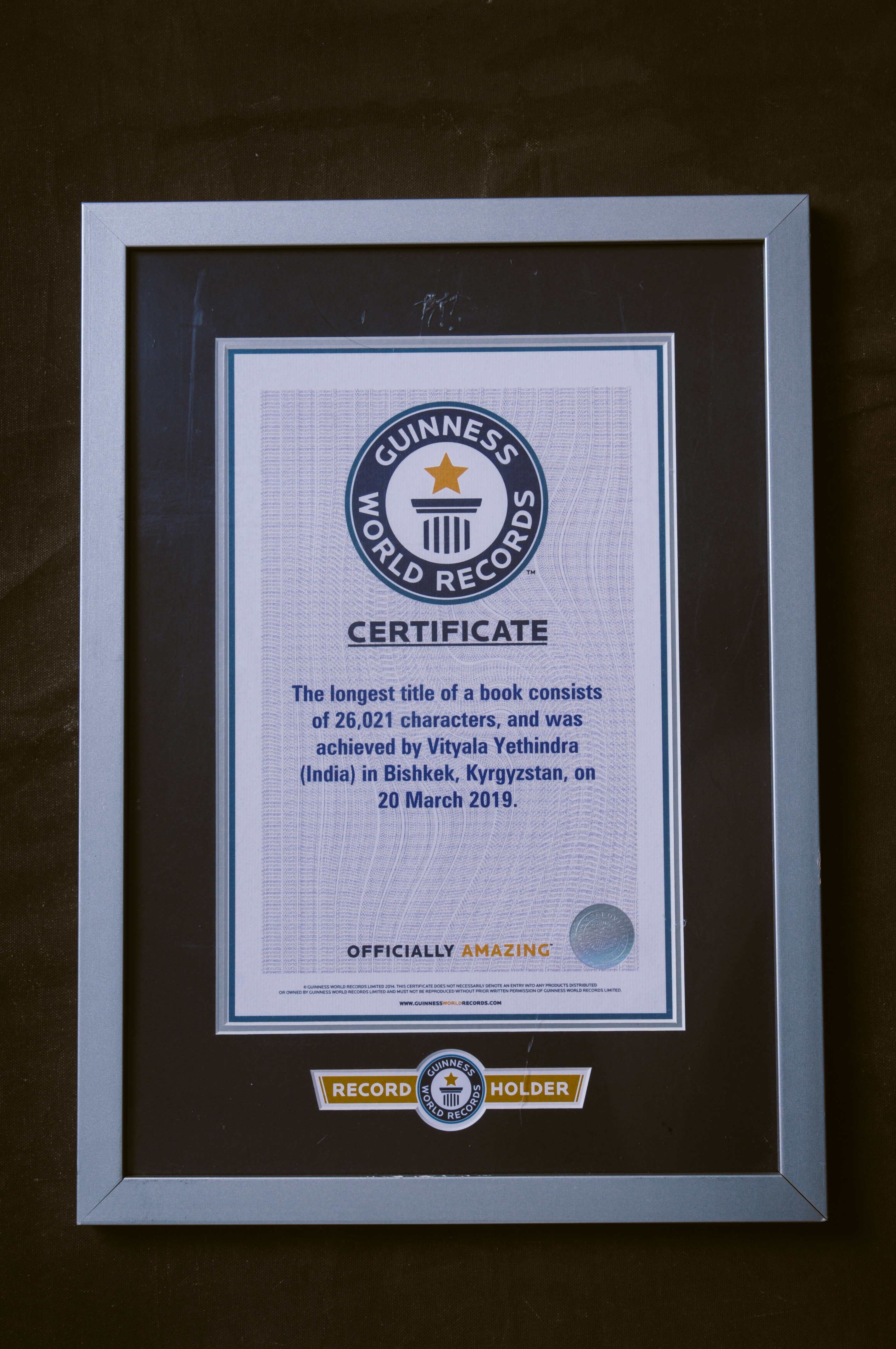 Guinness World Records – Longest Title of a Book 1